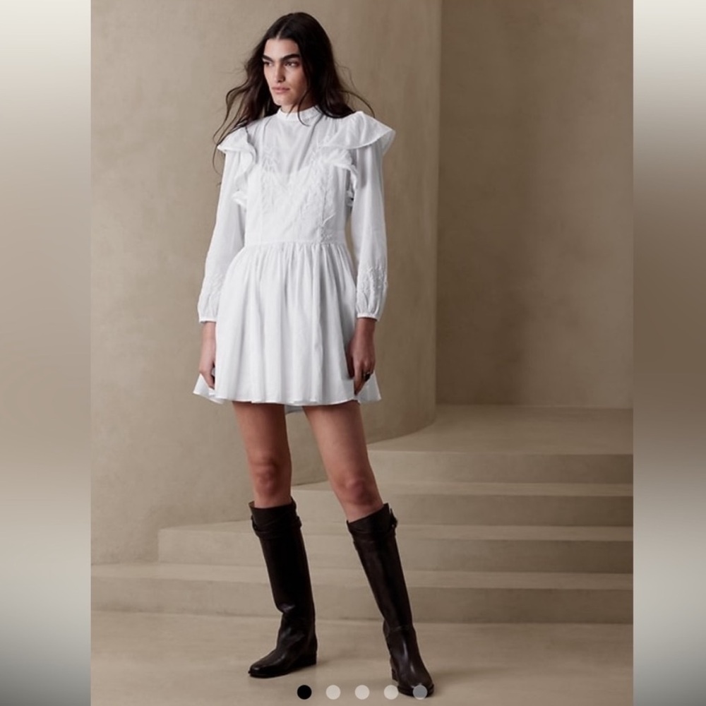 Banana Republic Esme Embroidered Mini Dress NWT